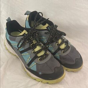 Timberland Womens Garrison Trail A2AKB Gray Blue Running Shoes Sneakers Size 8